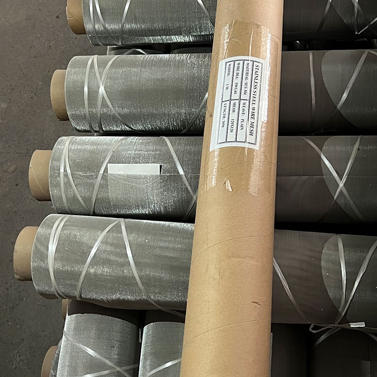 Stainless  steel wire mesh of cut selvage of 120 mesh