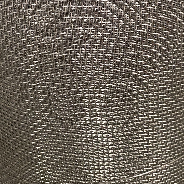 Weave selvage stainless steel wire mesh of 8 mesh