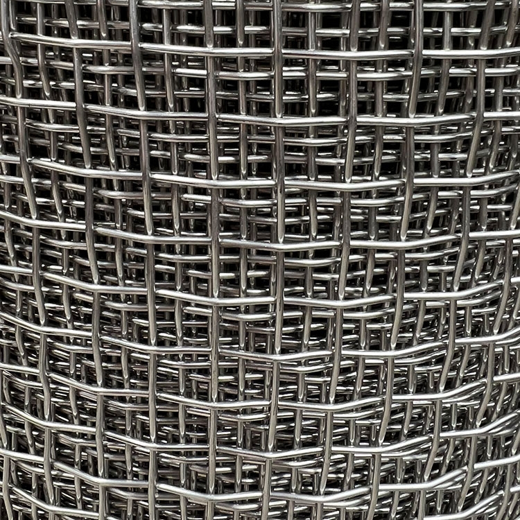 Weave selvage stainless steel wire mesh of 2 mesh